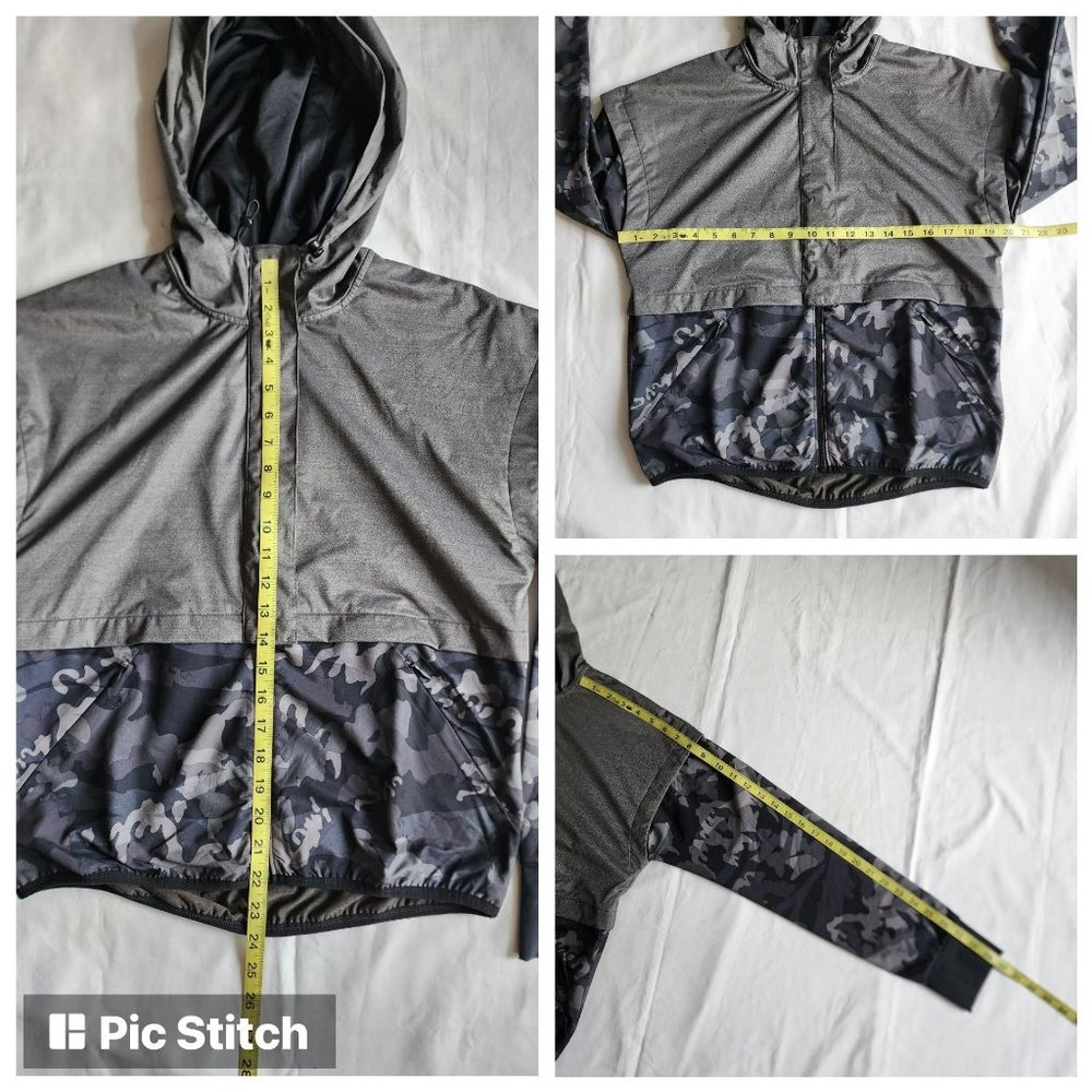 Under Armour Unstoppable Gore Windstopper Camo Water-Resistant Jacket Gray S/P - Picture 14 of 14